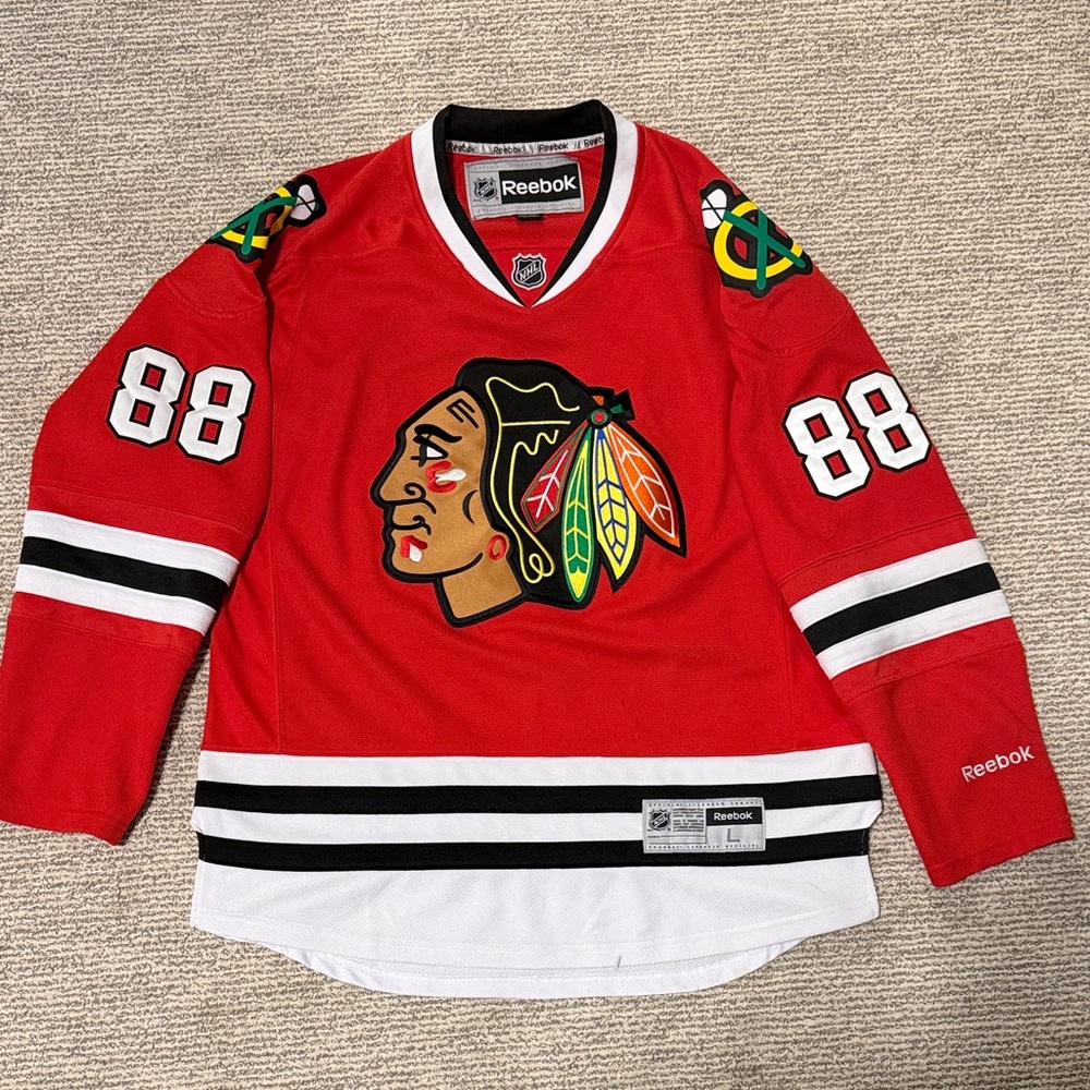 Reebok Patrick Kane Blackhawks Hockey Jersey